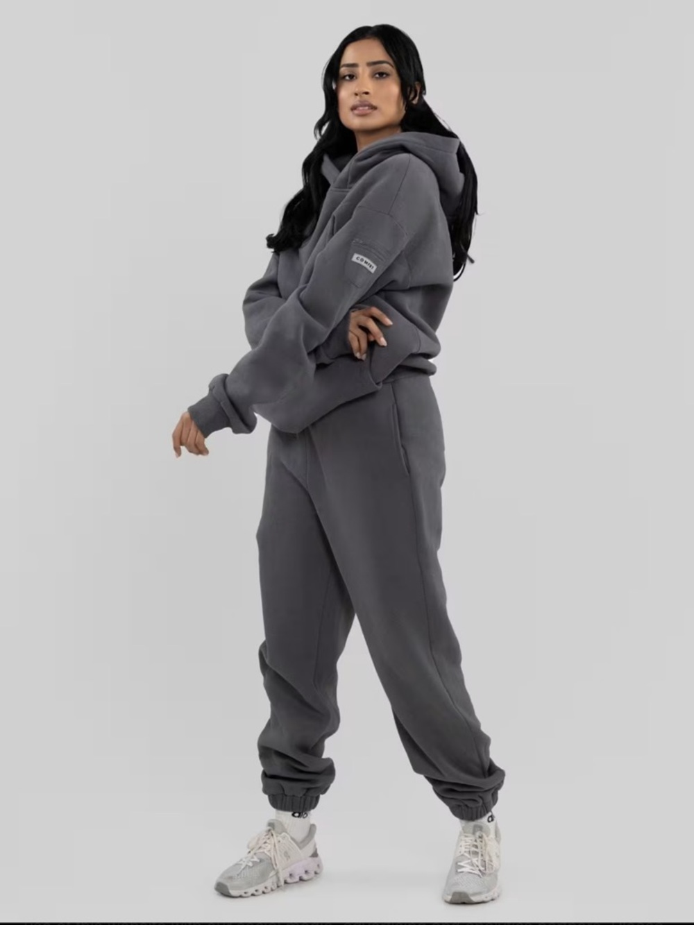 Comfrt Travel Essentials Hoodie Set - Steel Grey - XL